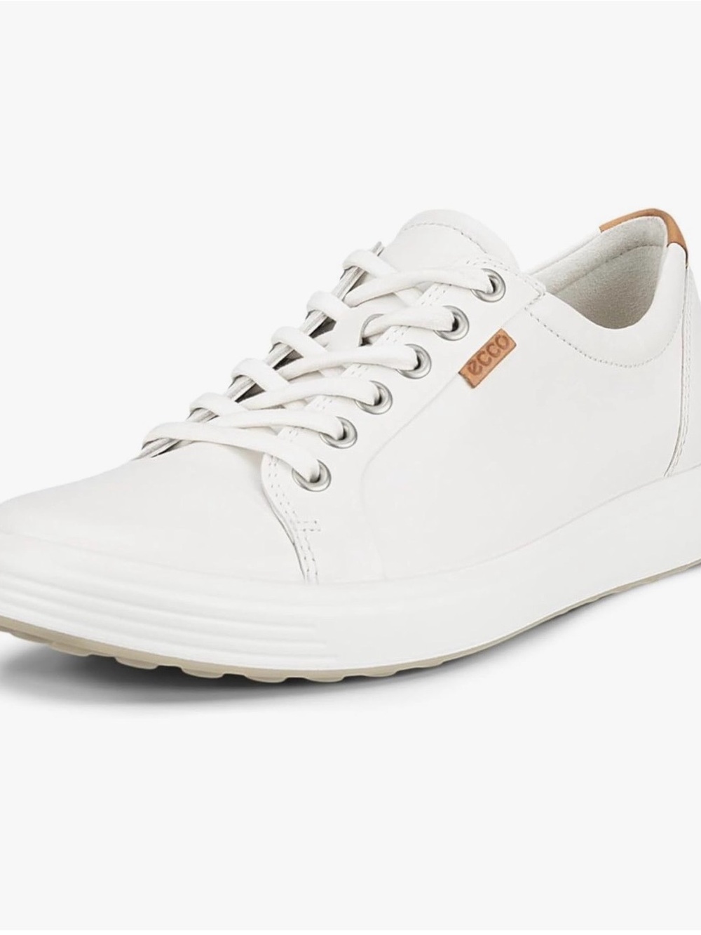 ECCO Women’s Soft 7 Sneakers. White. Size 8-8.5/39 EU. - Picture 2 of 14
